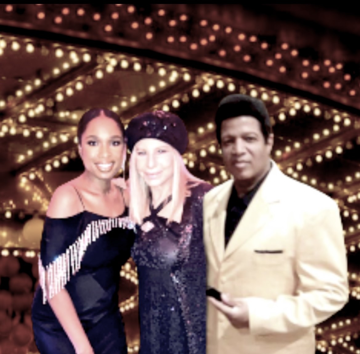 With Jennifer Hudson and Barbra Streisand